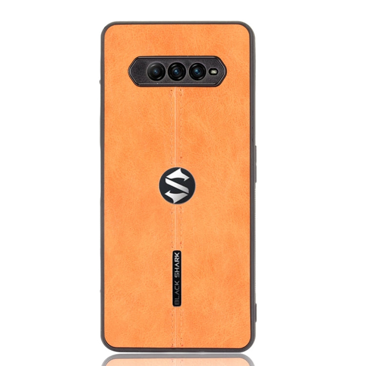 For Xiaomi Black Shark 4 / Black Shark 4 Pro Shockproof Sewing Cow Pattern Skin PC + PU + TPU Case