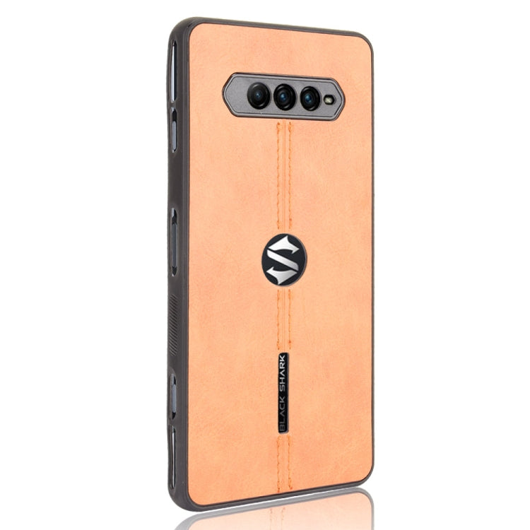 For Xiaomi Black Shark 4 / Black Shark 4 Pro Shockproof Sewing Cow Pattern Skin PC + PU + TPU Case