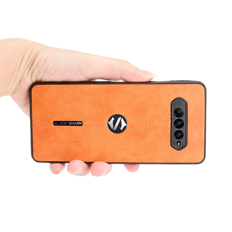 For Xiaomi Black Shark 4 / Black Shark 4 Pro Shockproof Sewing Cow Pattern Skin PC + PU + TPU Case