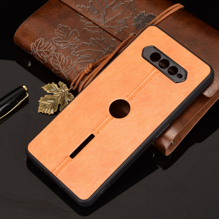 For Xiaomi Black Shark 4 / Black Shark 4 Pro Shockproof Sewing Cow Pattern Skin PC + PU + TPU Case