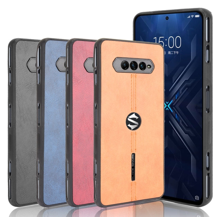 For Xiaomi Black Shark 4 / Black Shark 4 Pro Shockproof Sewing Cow Pattern Skin PC + PU + TPU Case