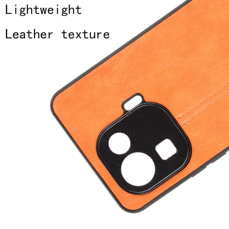 For Xiaomi Mi 11 Pro Shockproof Sewing Cow Pattern Skin PC + PU + TPU Case