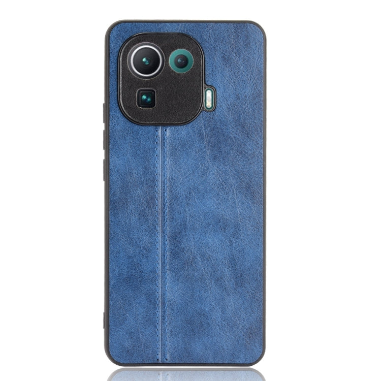 For Xiaomi Mi 11 Pro Shockproof Sewing Cow Pattern Skin PC + PU + TPU Case