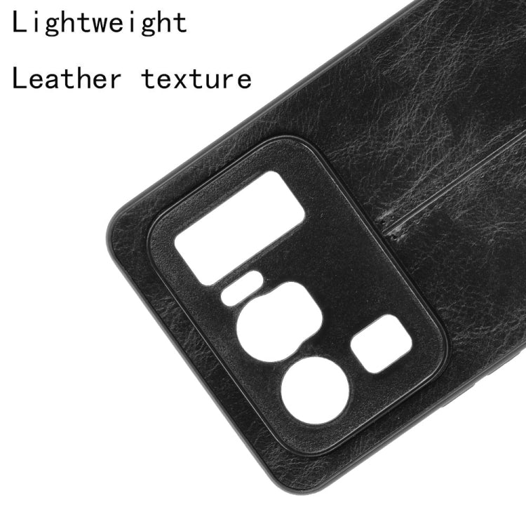 For Xiaomi Mi 11 Ultra Shockproof Sewing Cow Pattern Skin PC + PU + TPU Case