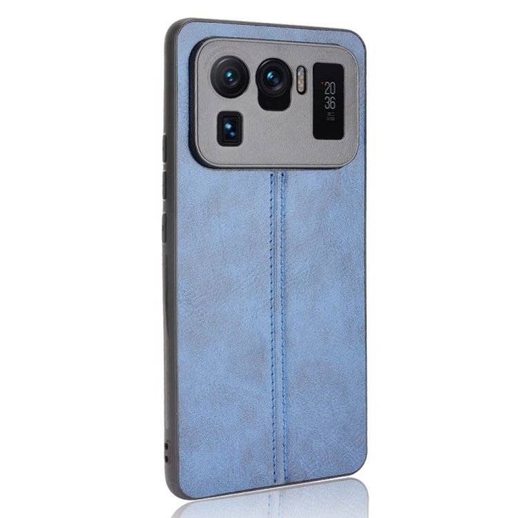 For Xiaomi Mi 11 Ultra Shockproof Sewing Cow Pattern Skin PC + PU + TPU Case