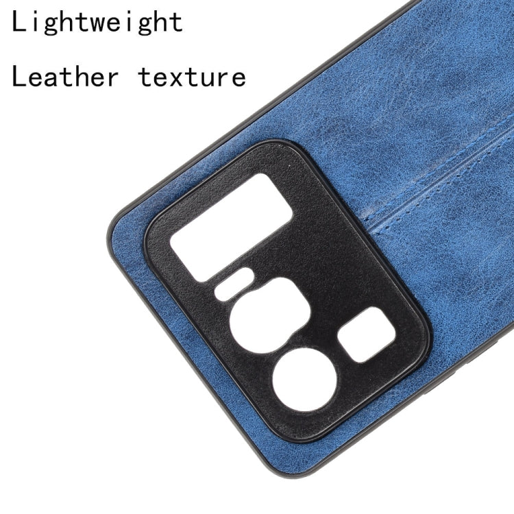 For Xiaomi Mi 11 Ultra Shockproof Sewing Cow Pattern Skin PC + PU + TPU Case