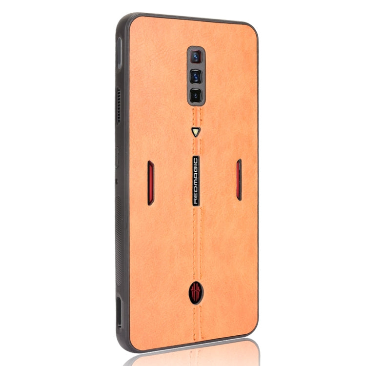 For ZTE nubia Red Magic 6/Red Magic 6 Pro Shockproof Sewing Cow Pattern Skin PC + PU + TPU Case