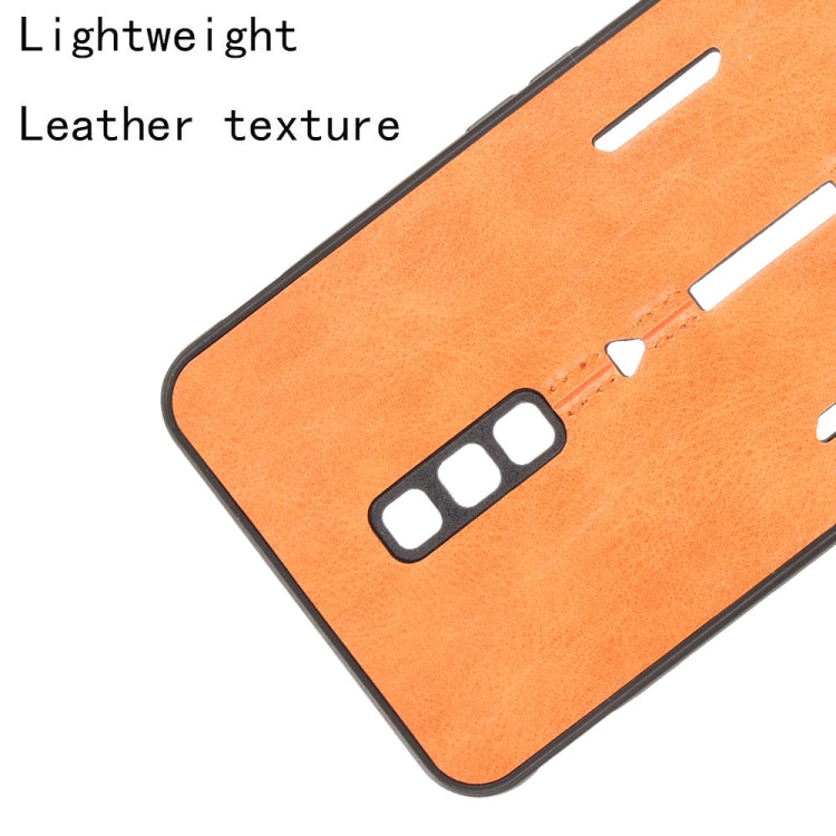 For ZTE nubia Red Magic 6/Red Magic 6 Pro Shockproof Sewing Cow Pattern Skin PC + PU + TPU Case