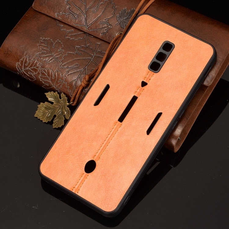 For ZTE nubia Red Magic 6/Red Magic 6 Pro Shockproof Sewing Cow Pattern Skin PC + PU + TPU Case