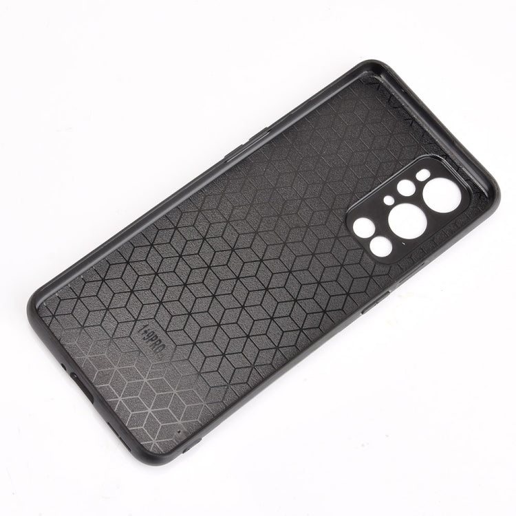 For OnePlus 9 Pro Shockproof Sewing Cow Pattern Skin PC + PU + TPU Case