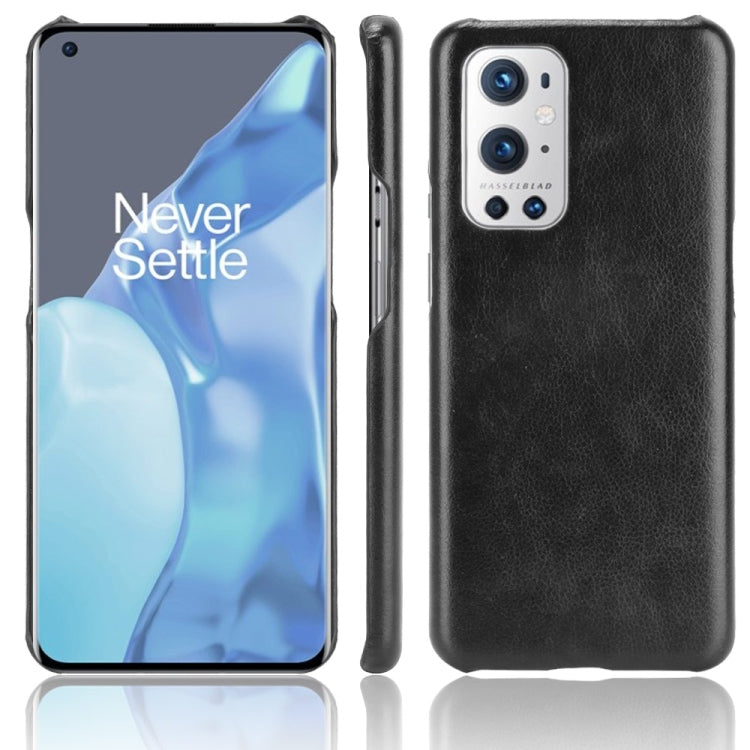 For OnePlus 9 Pro Shockproof Litchi Texture PC + PU Case