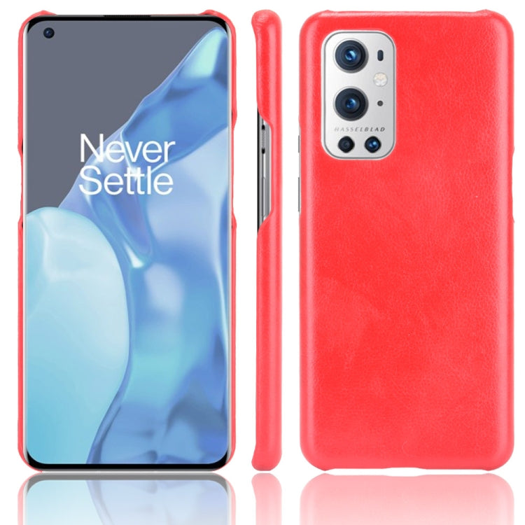 For OnePlus 9 Pro Shockproof Litchi Texture PC + PU Case