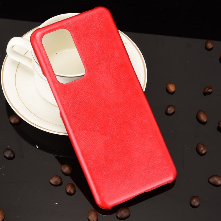 For OnePlus 9 Pro Shockproof Litchi Texture PC + PU Case