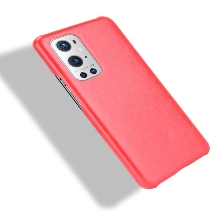 For OnePlus 9 Pro Shockproof Litchi Texture PC + PU Case