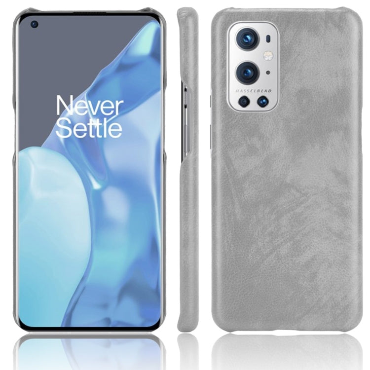 For OnePlus 9 Pro Shockproof Litchi Texture PC + PU Case