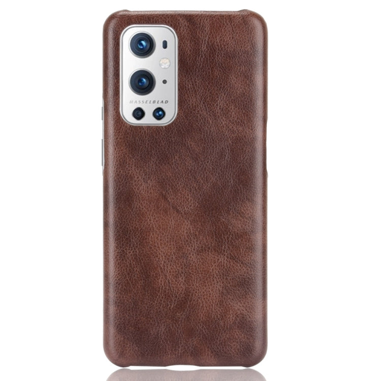 For OnePlus 9 Pro Shockproof Litchi Texture PC + PU Case