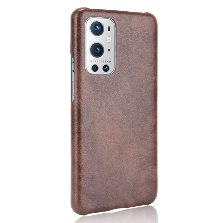For OnePlus 9 Pro Shockproof Litchi Texture PC + PU Case