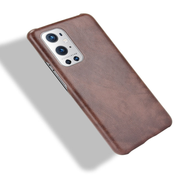 For OnePlus 9 Pro Shockproof Litchi Texture PC + PU Case