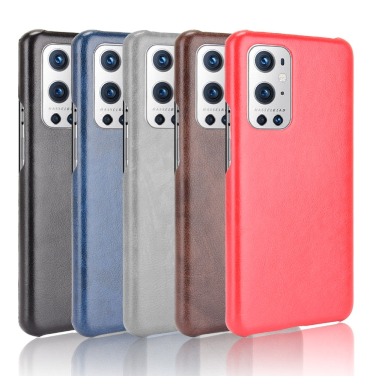 For OnePlus 9 Pro Shockproof Litchi Texture PC + PU Case
