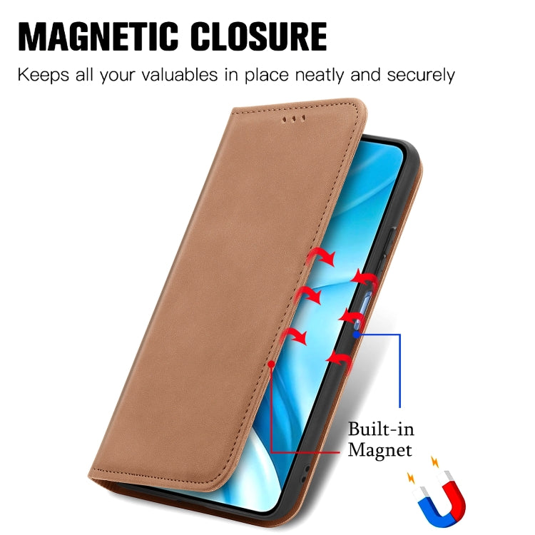 For Xiaomi Mi 11 Lite Retro Skin Feel Business Magnetic Horizontal Flip Leather Case With Holder & Card Slots & Wallet & Photo Frame