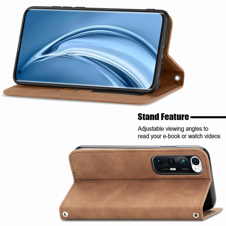 For Xiaomi Mi 10S Retro Skin Feel Business Magnetic Horizontal Flip Leather Case With Holder & Card Slots & Wallet & Photo Frame