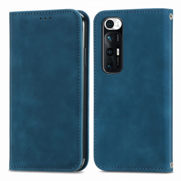 For Xiaomi Mi 10S Retro Skin Feel Business Magnetic Horizontal Flip Leather Case With Holder & Card Slots & Wallet & Photo Frame