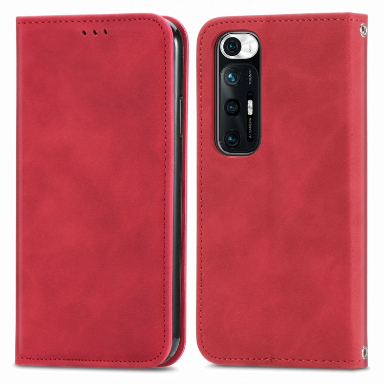 For Xiaomi Mi 10S Retro Skin Feel Business Magnetic Horizontal Flip Leather Case With Holder & Card Slots & Wallet & Photo Frame