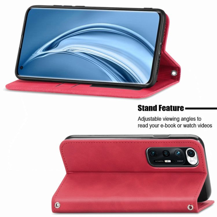 For Xiaomi Mi 10S Retro Skin Feel Business Magnetic Horizontal Flip Leather Case With Holder & Card Slots & Wallet & Photo Frame