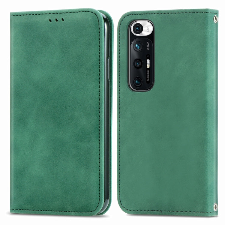 For Xiaomi Mi 10S Retro Skin Feel Business Magnetic Horizontal Flip Leather Case With Holder & Card Slots & Wallet & Photo Frame