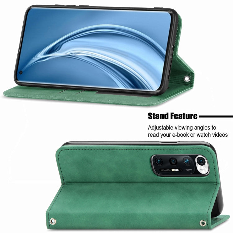 For Xiaomi Mi 10S Retro Skin Feel Business Magnetic Horizontal Flip Leather Case With Holder & Card Slots & Wallet & Photo Frame