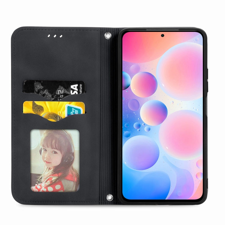 For Xiaomi Redmi K40 / K40 Pro /K40 Pro+ Retro Skin Feel Business Magnetic Horizontal Flip Leather Case With Holder & Card Slots & Wallet & Photo Frame