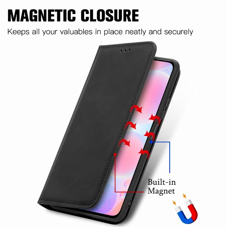 For Xiaomi Redmi K40 / K40 Pro /K40 Pro+ Retro Skin Feel Business Magnetic Horizontal Flip Leather Case With Holder & Card Slots & Wallet & Photo Frame