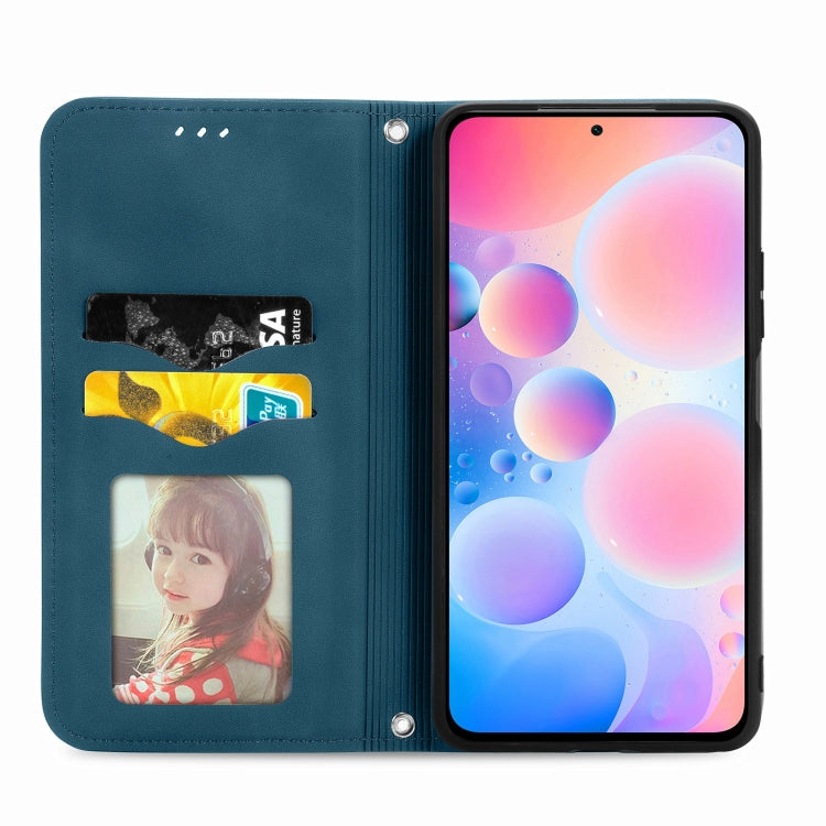For Xiaomi Redmi K40 / K40 Pro /K40 Pro+ Retro Skin Feel Business Magnetic Horizontal Flip Leather Case With Holder & Card Slots & Wallet & Photo Frame