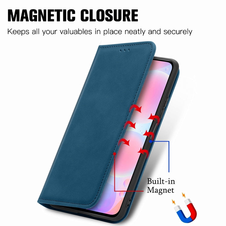 For Xiaomi Redmi K40 / K40 Pro /K40 Pro+ Retro Skin Feel Business Magnetic Horizontal Flip Leather Case With Holder & Card Slots & Wallet & Photo Frame
