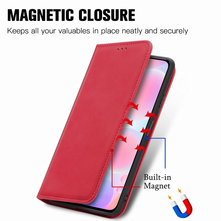 For Xiaomi Redmi K40 / K40 Pro /K40 Pro+ Retro Skin Feel Business Magnetic Horizontal Flip Leather Case With Holder & Card Slots & Wallet & Photo Frame