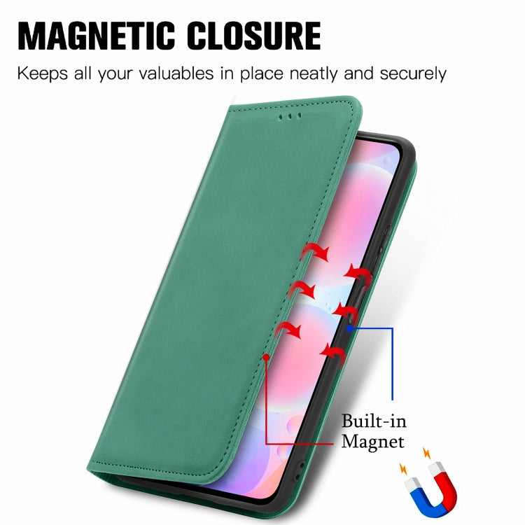 For Xiaomi Redmi K40 / K40 Pro /K40 Pro+ Retro Skin Feel Business Magnetic Horizontal Flip Leather Case With Holder & Card Slots & Wallet & Photo Frame