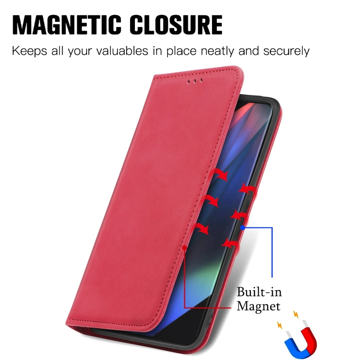 For OPPO Find X3 Pro Retro Skin Feel Business Magnetic Horizontal Flip Leather Case With Holder & Card Slots & Wallet & Photo Frame