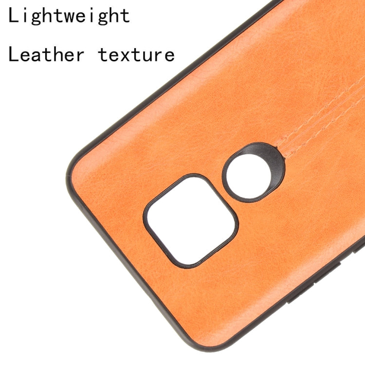 For Motorola Moto G Play (2021) Shockproof Sewing Cow Pattern Skin PC + PU + TPU Case