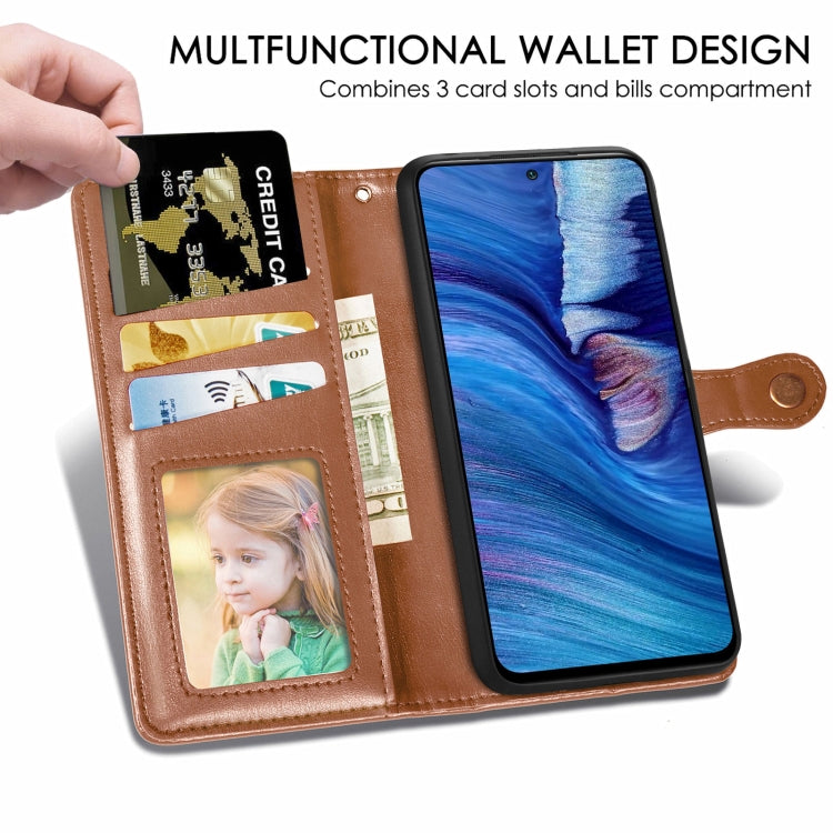 For Xiaomi Redmi Note 10 5G Solid Color Leather Buckle Phone Case with Lanyard & Photo Frame & Card Slot & Wallet & Stand Function