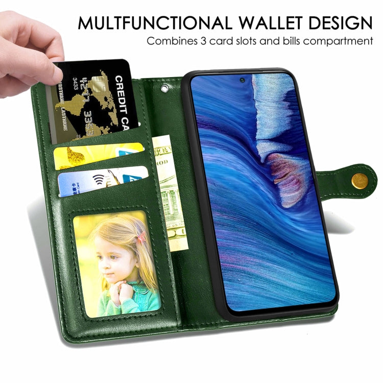 For Xiaomi Redmi Note 10 5G Solid Color Leather Buckle Phone Case with Lanyard & Photo Frame & Card Slot & Wallet & Stand Function