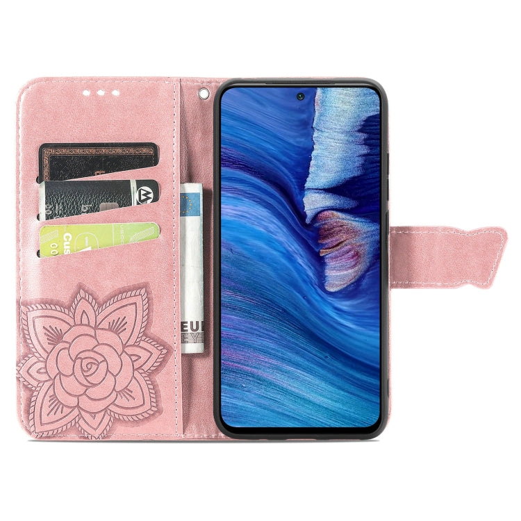 For Xiaomi Redmi Note10 5G Butterfly Love Flowers Embossed Horizontal Flip Leather Case with Holder & Card Slots & Wallet & Lanyard