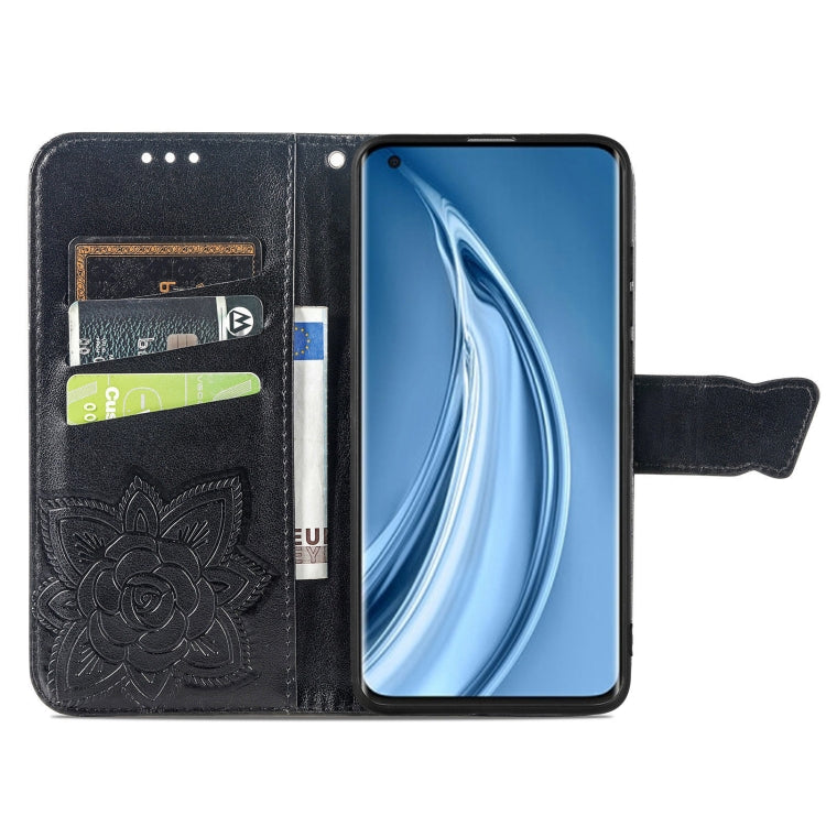 For Xiaomi Mi 10S Butterfly Love Flowers Embossed Horizontal Flip Leather Case with Holder & Card Slots & Wallet & Lanyard