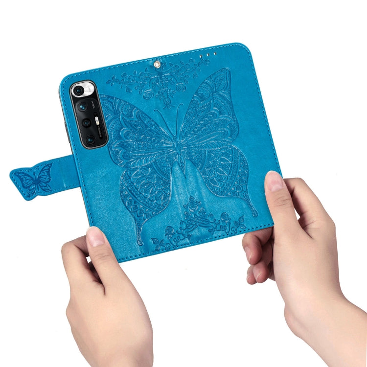 For Xiaomi Mi 10S Butterfly Love Flowers Embossed Horizontal Flip Leather Case with Holder & Card Slots & Wallet & Lanyard