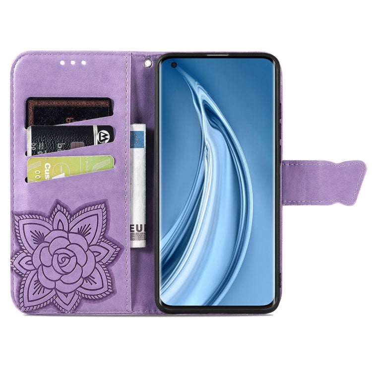 For Xiaomi Mi 10S Butterfly Love Flowers Embossed Horizontal Flip Leather Case with Holder & Card Slots & Wallet & Lanyard