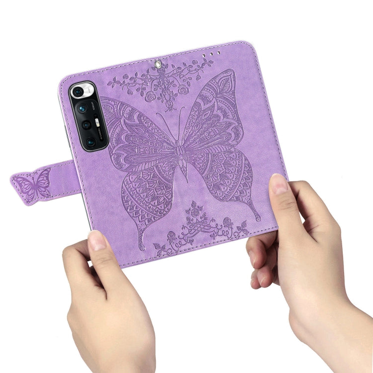 For Xiaomi Mi 10S Butterfly Love Flowers Embossed Horizontal Flip Leather Case with Holder & Card Slots & Wallet & Lanyard