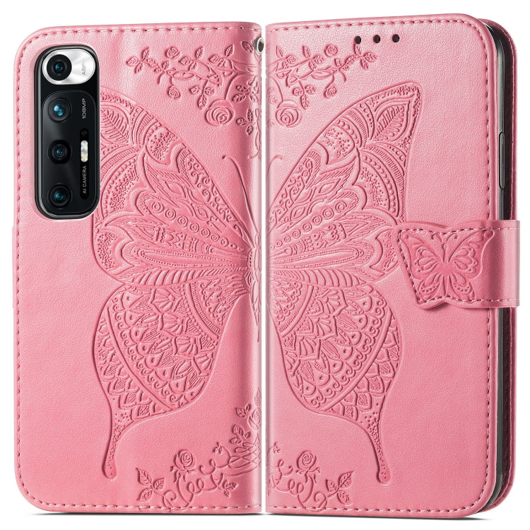 For Xiaomi Mi 10S Butterfly Love Flowers Embossed Horizontal Flip Leather Case with Holder & Card Slots & Wallet & Lanyard