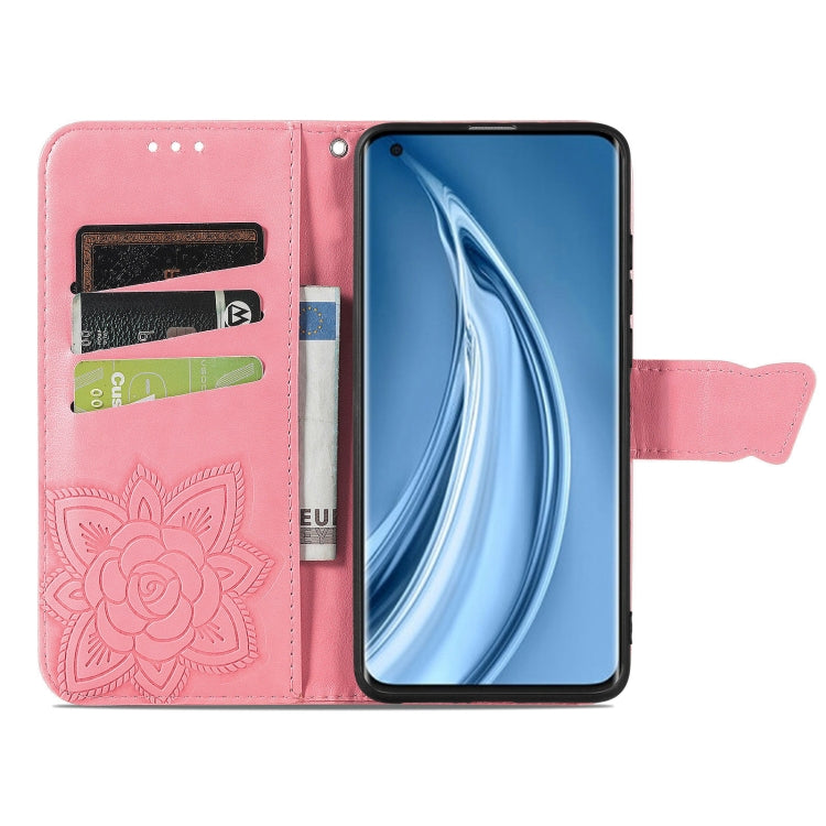 For Xiaomi Mi 10S Butterfly Love Flowers Embossed Horizontal Flip Leather Case with Holder & Card Slots & Wallet & Lanyard