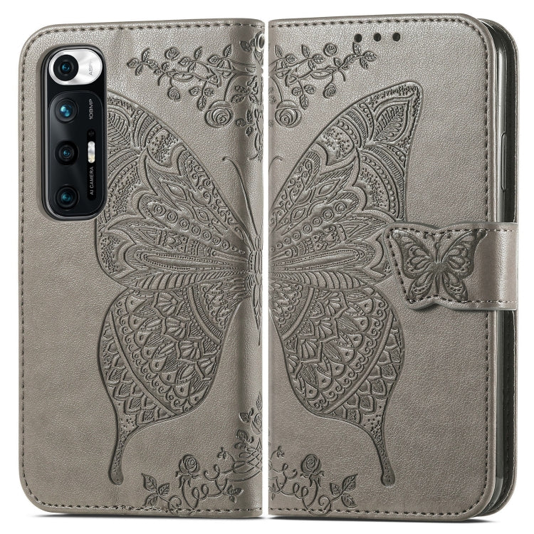 For Xiaomi Mi 10S Butterfly Love Flowers Embossed Horizontal Flip Leather Case with Holder & Card Slots & Wallet & Lanyard