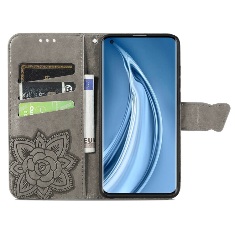 For Xiaomi Mi 10S Butterfly Love Flowers Embossed Horizontal Flip Leather Case with Holder & Card Slots & Wallet & Lanyard