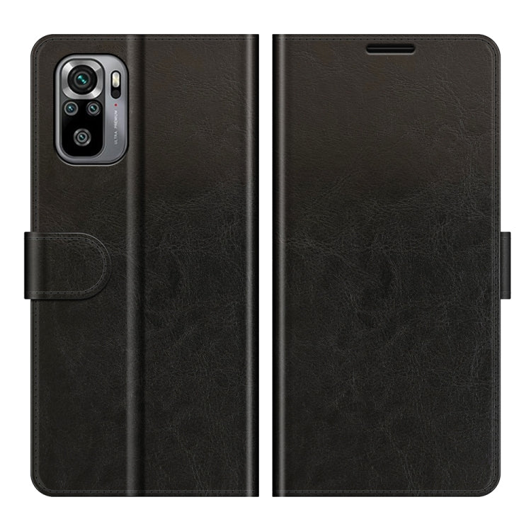 For Xiaomi Redmi Note 10S R64 Texture Single Horizontal Flip Protective Case with Holder & Card Slots & Wallet& Photo Frame